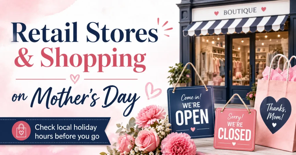 retail stores and shopping mothers day