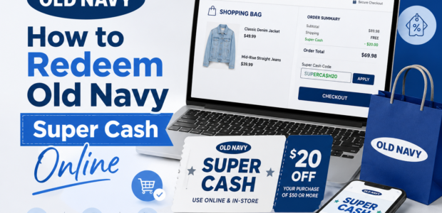 how to redeem old navy super cash online