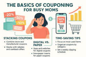 What Are Some Couponing Tips for Busy Moms: Essential Coupon Advice for Busy Moms 2 629 38805 4 0 CMD4R basics of couponing for moms