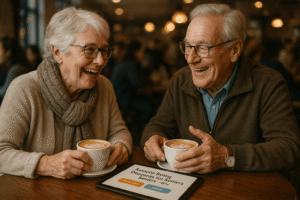 How much is Amazon Prime for Seniors? Amazon Prime Discounts for Seniors in 2025 7 629 39075 7 5 91TNY senior couple amazon discounts coffee shop