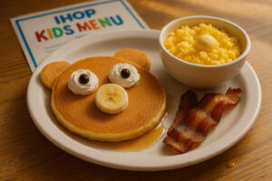 629 39077 7 2 ON29L ihop kids menu bear pancake