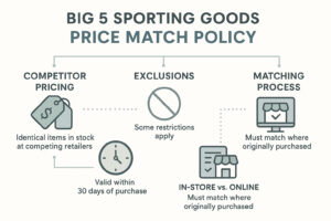 Does Big 5 Price Match? Understanding the Big Price Match Policy 2 629 39203 4 0 JTVYO big 5 price match policy infographic